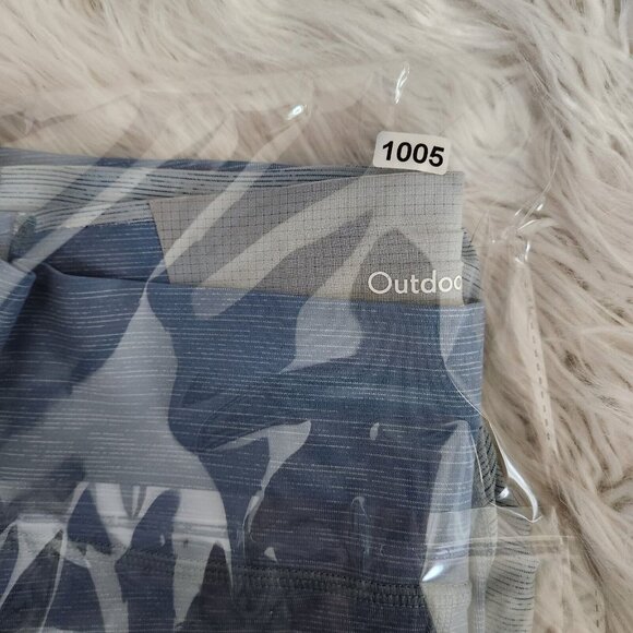 Outdoor Voices Womens‎ Cropped TechSweat Leggings Medium Blue Heather Pull On - Picture 14 of 14